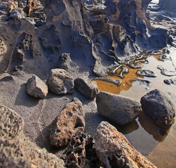 Hintergrund vulkanischen Gesteins — Stockfoto