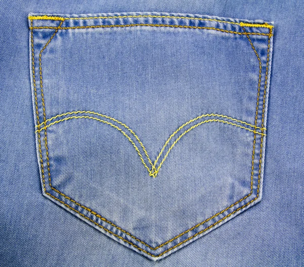 Jeans back pocket — Stock Photo, Image
