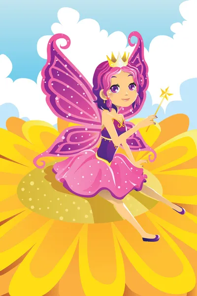 Fairy princess — Stockvector