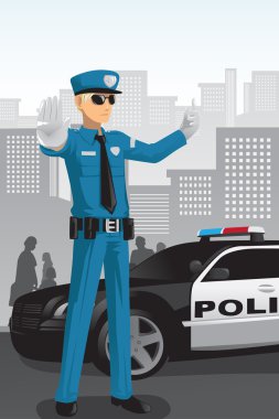 Police officer clipart