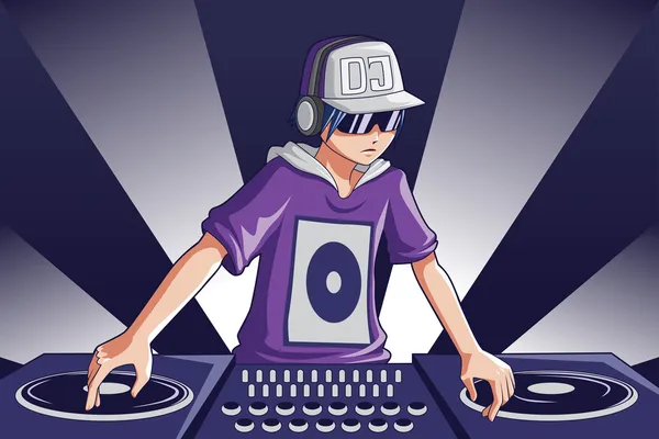 Musik-DJ — Stockvektor