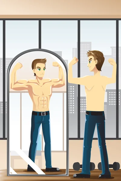 Fitness Homme — Image vectorielle