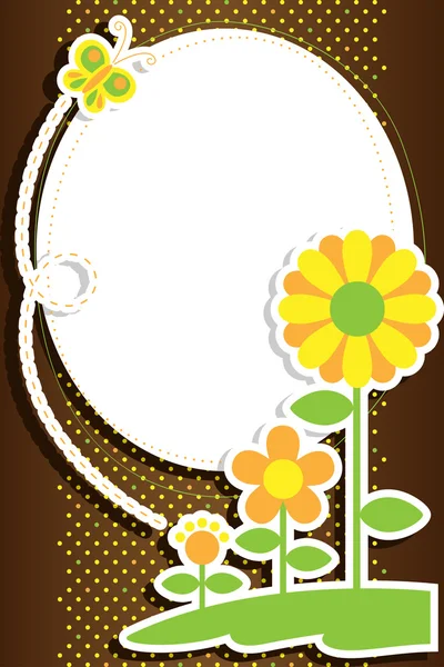 花的背景 — 图库矢量图片