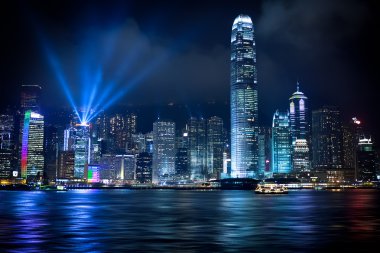 Hong Kong Lightshow clipart