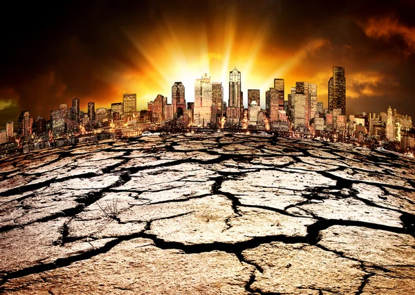 Catástrofe ambiental — Fotografia de Stock