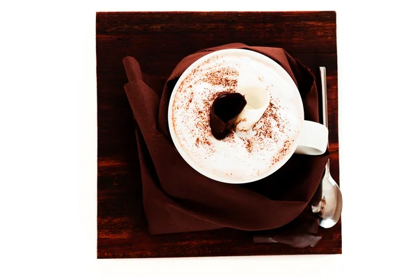 Cup hot chocolate — Stock Photo, Image