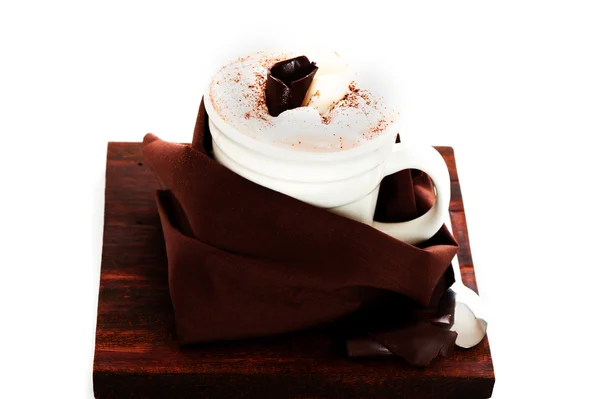 Beker warme chocolademelk — Stockfoto