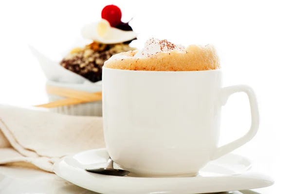 Cappuccino a muffin — Stock fotografie