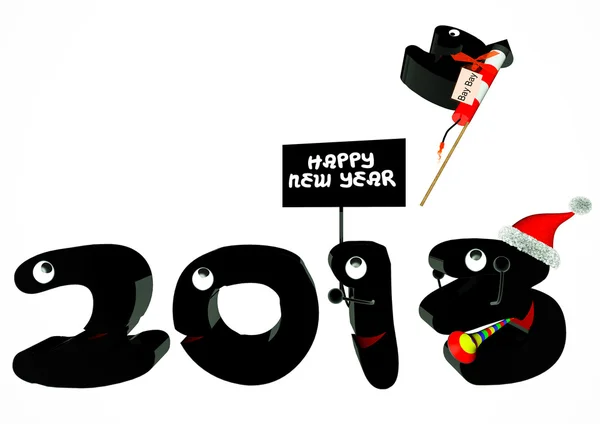 Gelukkig nieuw jaar 2013 — Stockfoto