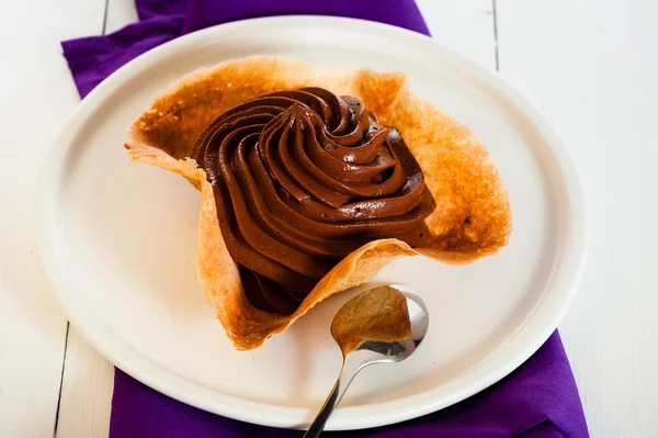 Mousse au chocolat — Stock Photo, Image