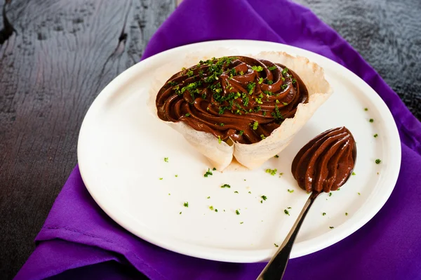 Mousse au chocolat — Stok fotoğraf
