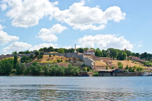 stock image Belgrade cityscape from river