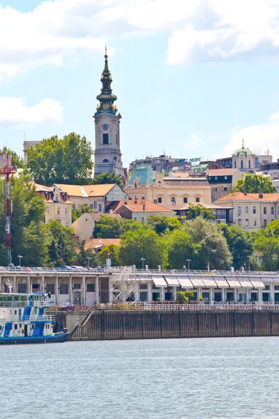 Belgrad gród z rzeki — Zdjęcie stockowe