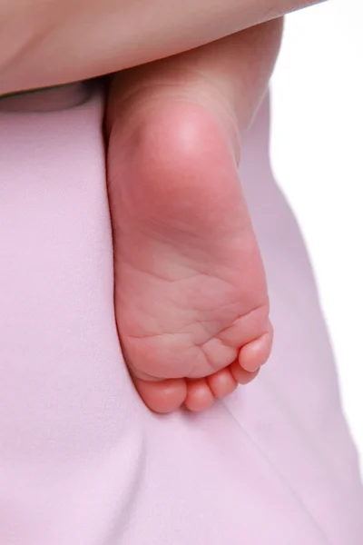 Piccolo piede del bambino — Foto Stock