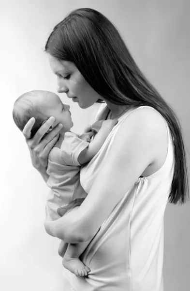 Мать и новорожденный Стоковое Фото
