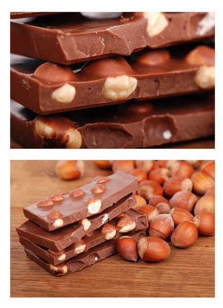 Chocolate castanho — Fotografia de Stock