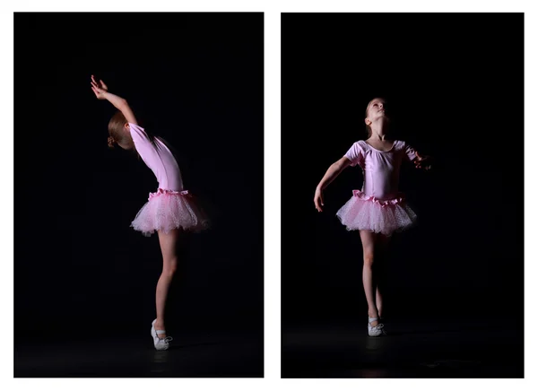 Балетный танец молодой девушки — стоковое фото