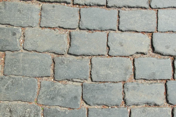 stock image Outdoor image of vintage stone paved road on a Red Square in Moscow