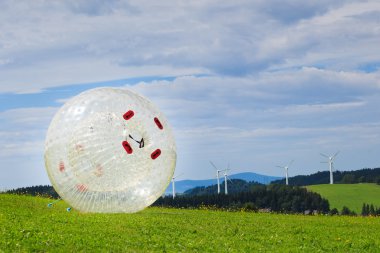 Zorbing clipart