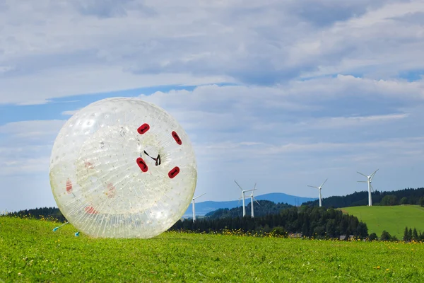 Zorbing — Zdjęcie stockowe