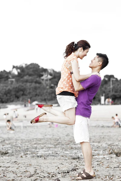 Feliz asiático casal — Fotografia de Stock