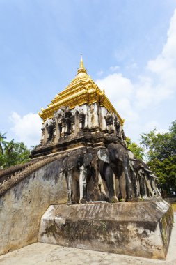 Wat Chiang Man temple in Chiang Mai, Thailand. clipart