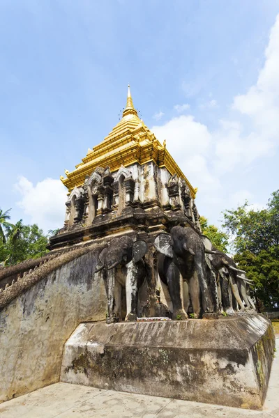Tempio di Wat Chiang Man a Chiang Mai, Thailandia . — Foto Stock