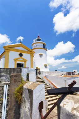 Guia Fortress lighthouse in Macau clipart