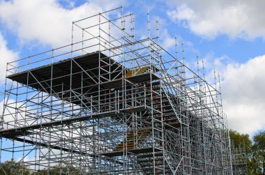 Scaffolding structure clipart