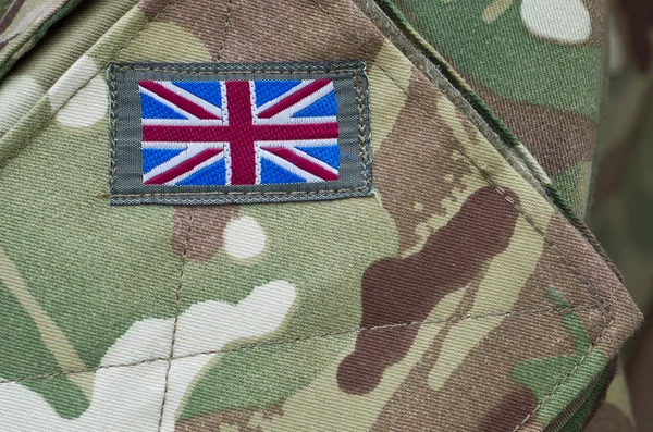 Esercito britannico camuffamento uniforme — Foto Stock