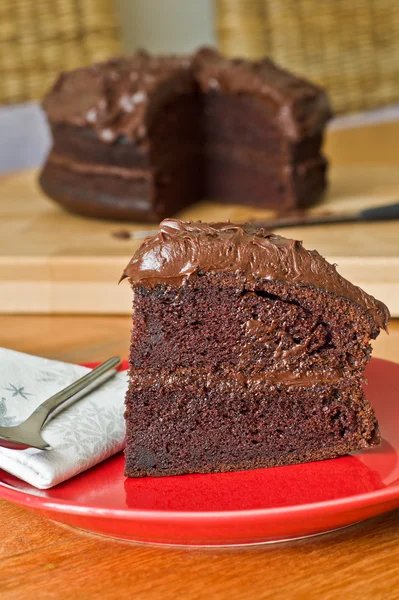 Home made chocolate cake — Stock Photo, Image