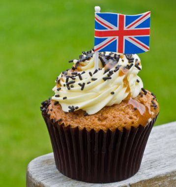 British cup cake clipart