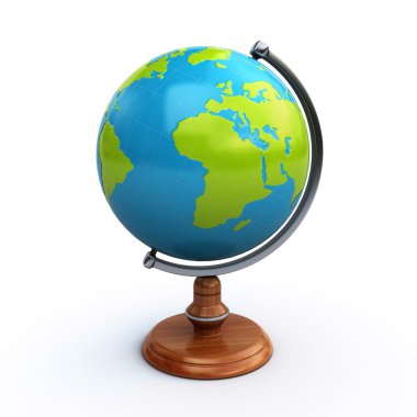 Desk globe clipart