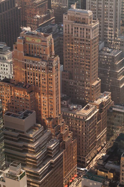 Nova Iorque vista de Top of the Rock Fotos De Bancos De Imagens