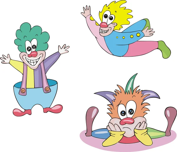 滑稽小丑 — 图库矢量图片