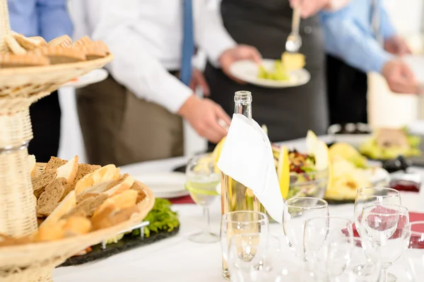 Zakelijke cateringservice op vergadering — Stockfoto