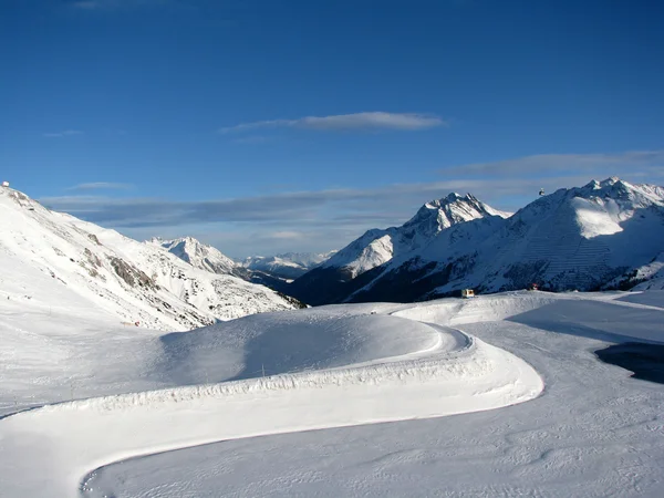 阿尔卑斯山的视图 — 图库照片