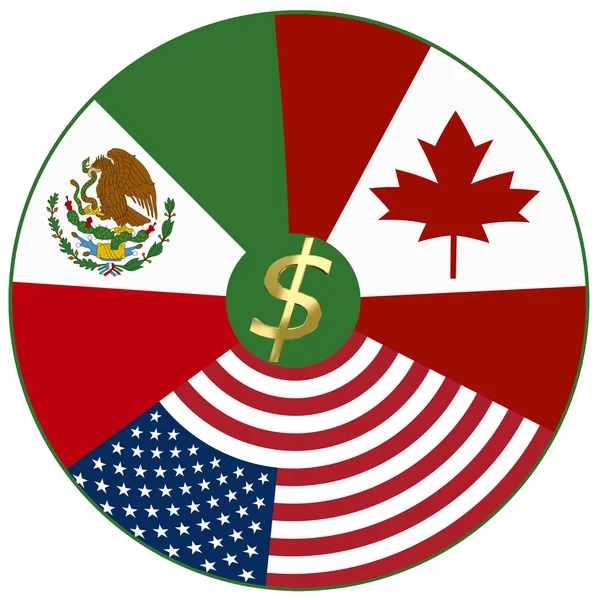 NAFTA Agreement — Stock Photo, Image