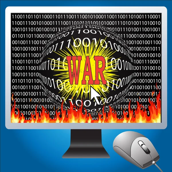Cyber war — Stock Photo, Image