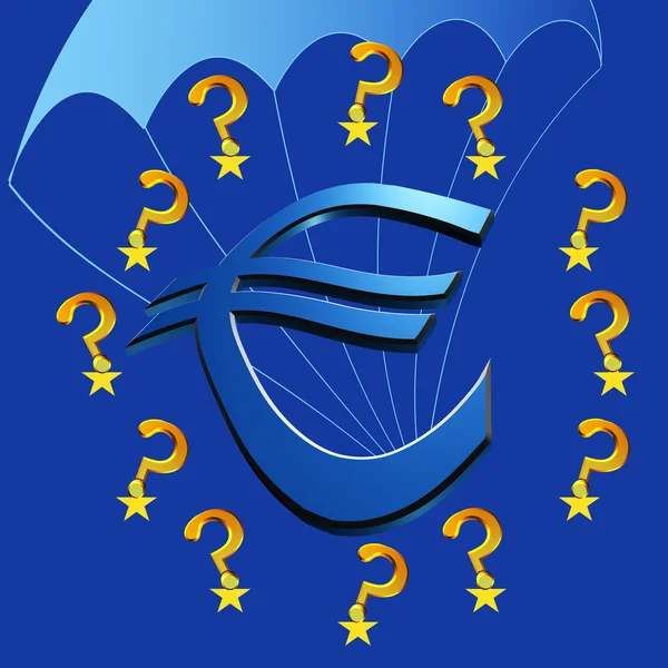Europe and the Euro crisis — Stock Photo, Image