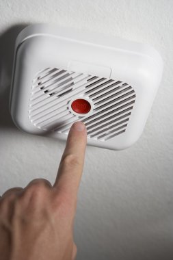 Home smoke alarm clipart