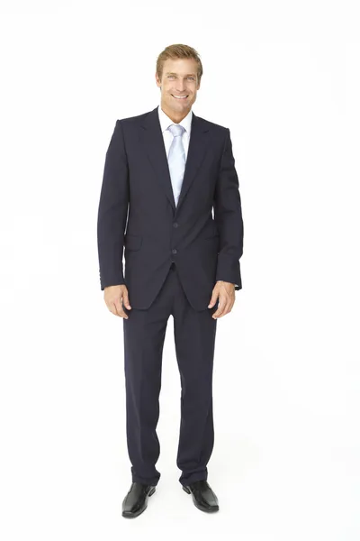 Porträtt av business man i kostym — Stockfoto