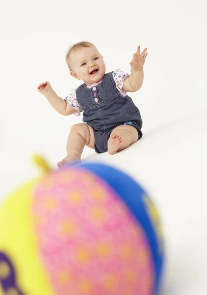 Portret van Happy Baby — Stockfoto