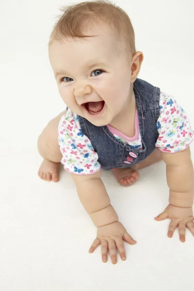 快乐婴儿的肖像 — 图库照片