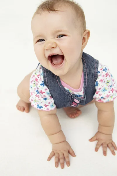 Retrato de bebé feliz —  Fotos de Stock