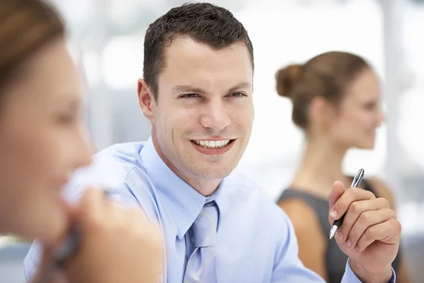 Businessman in meeting — Stock Photo, Image