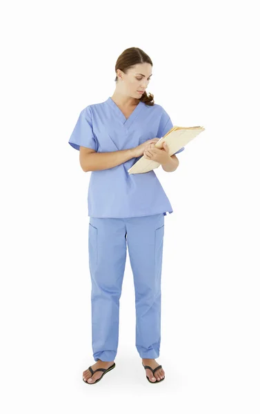 Vrouwelijke ziekenhuis werknemer — Stockfoto