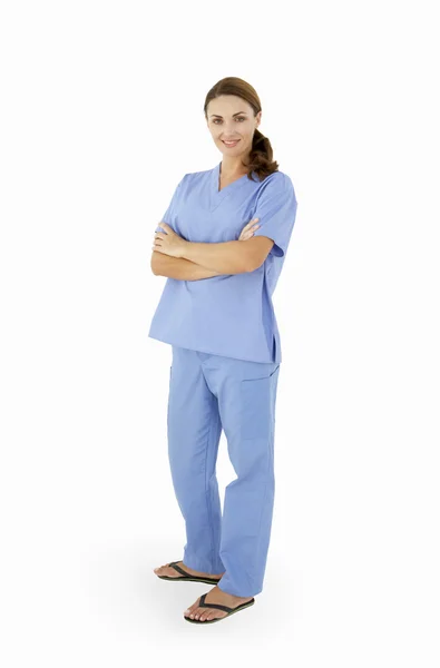 Kvinnliga sjukhus arbetare — Stockfoto