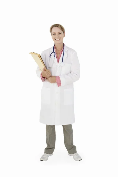 Mitten av ålder kvinnliga läkare — Stockfoto