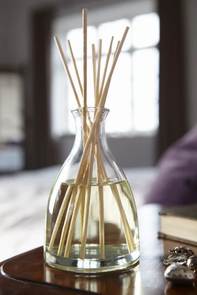 Stock image Incense sticks on bedside table